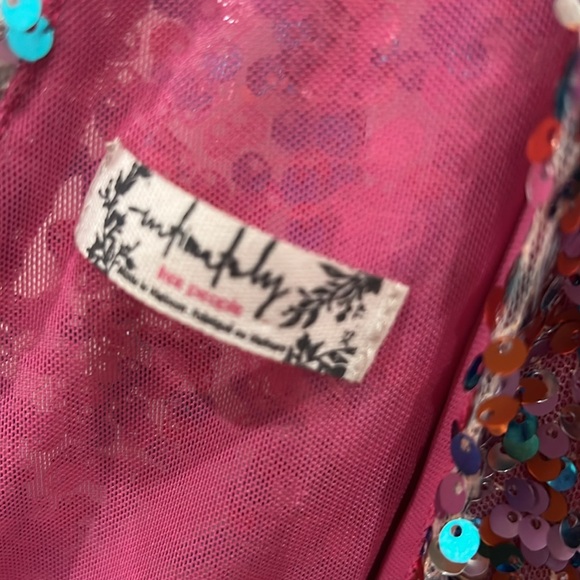 Free people size XS sequin top - Picture 3 of 3